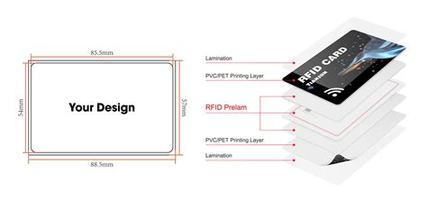 rfid contact card|rfid card size.